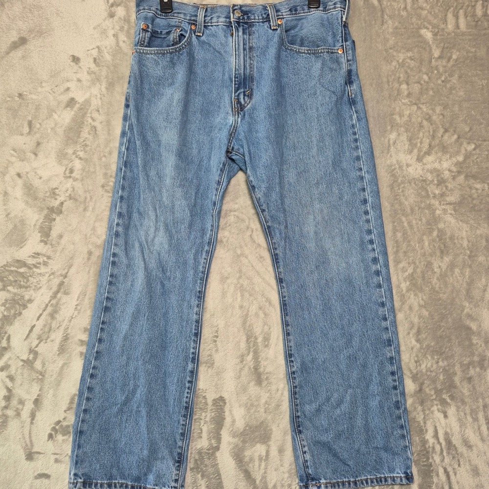 Vintange Levis 517 Bootcut Jeans Mens W36 L29 Medium Wash Blue Denim